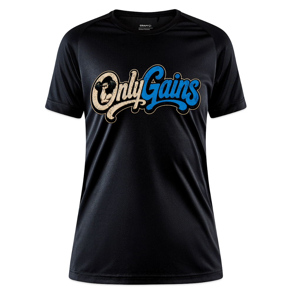 Only GainsOnly Frauen-Sportshirt - black