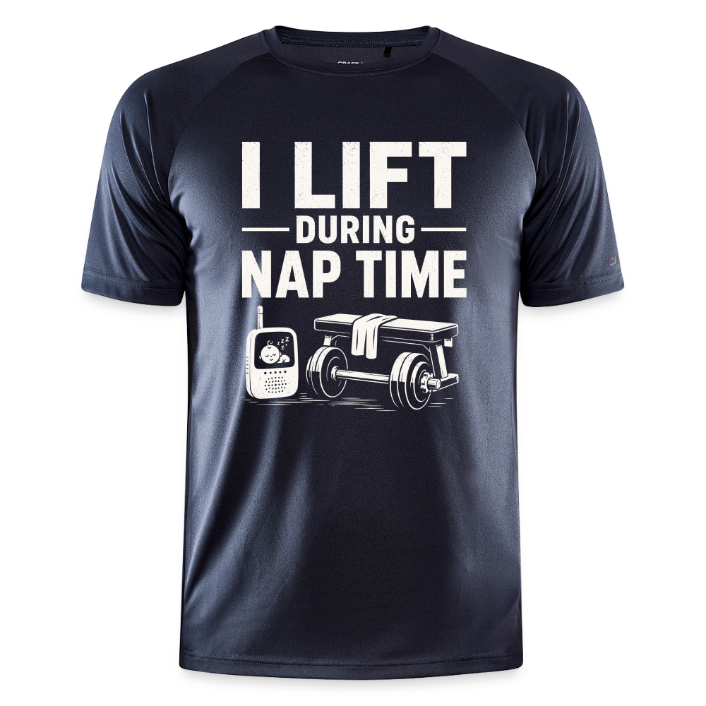 I Lift During Nap Herren Sportshirt - mouse grey