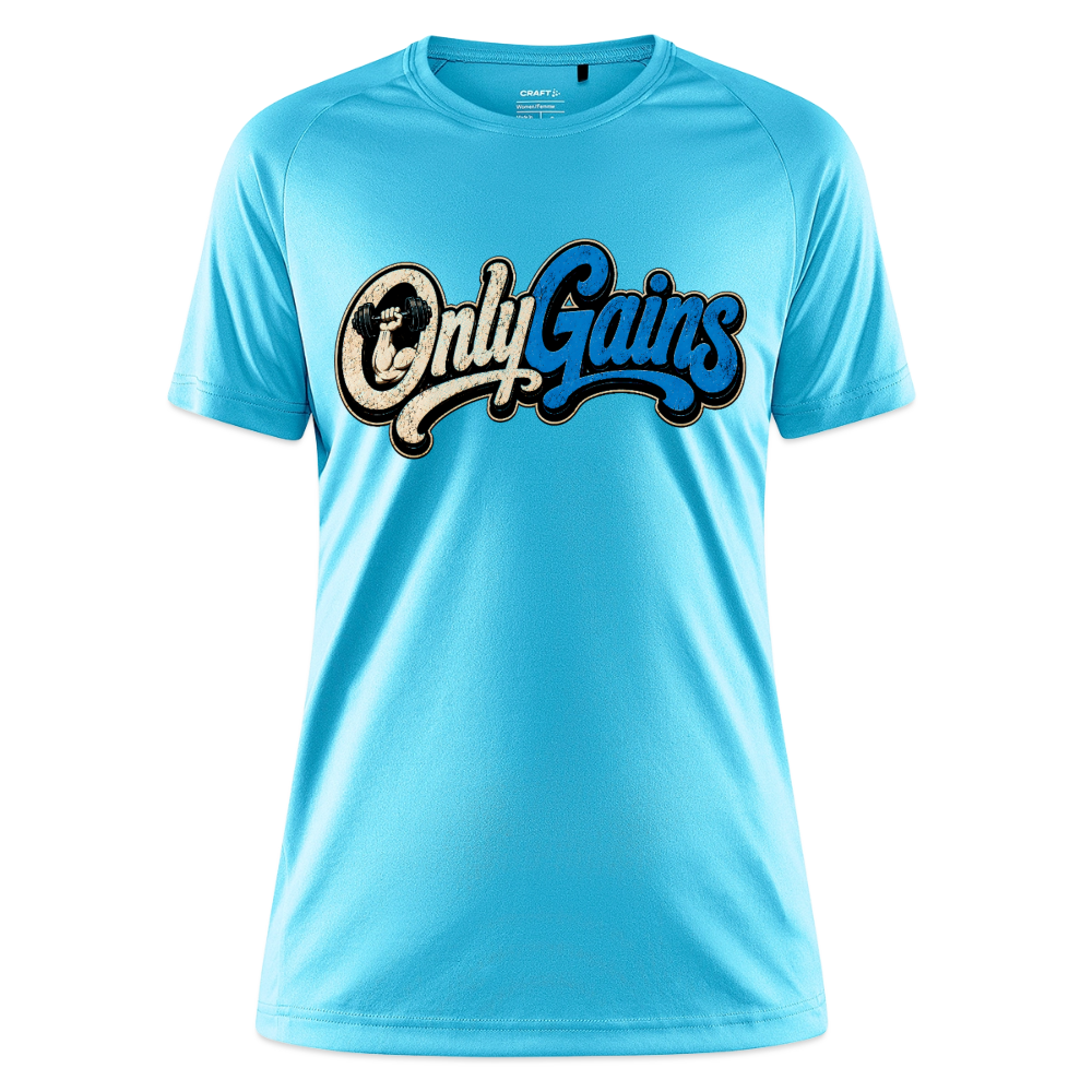 Only GainsOnly Frauen-Sportshirt - Hawaiian blue