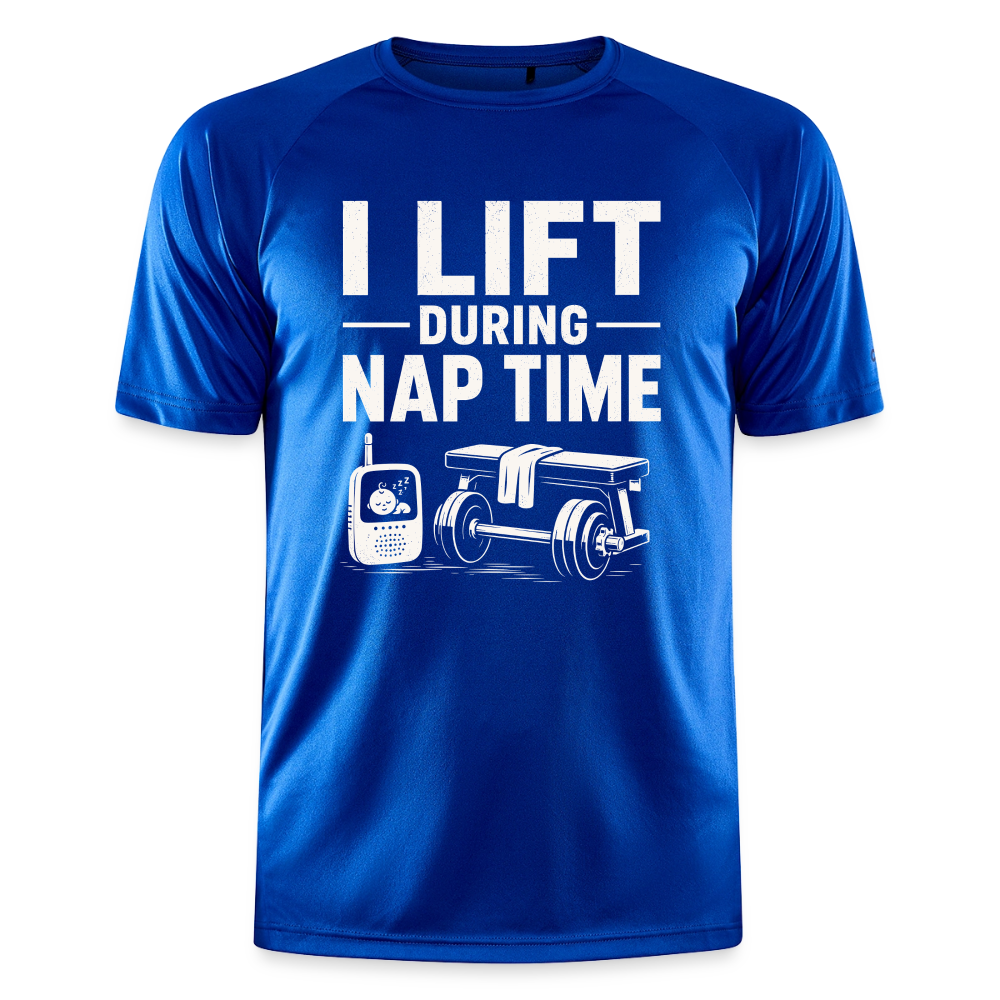 I Lift During Nap Herren Sportshirt - deep royal