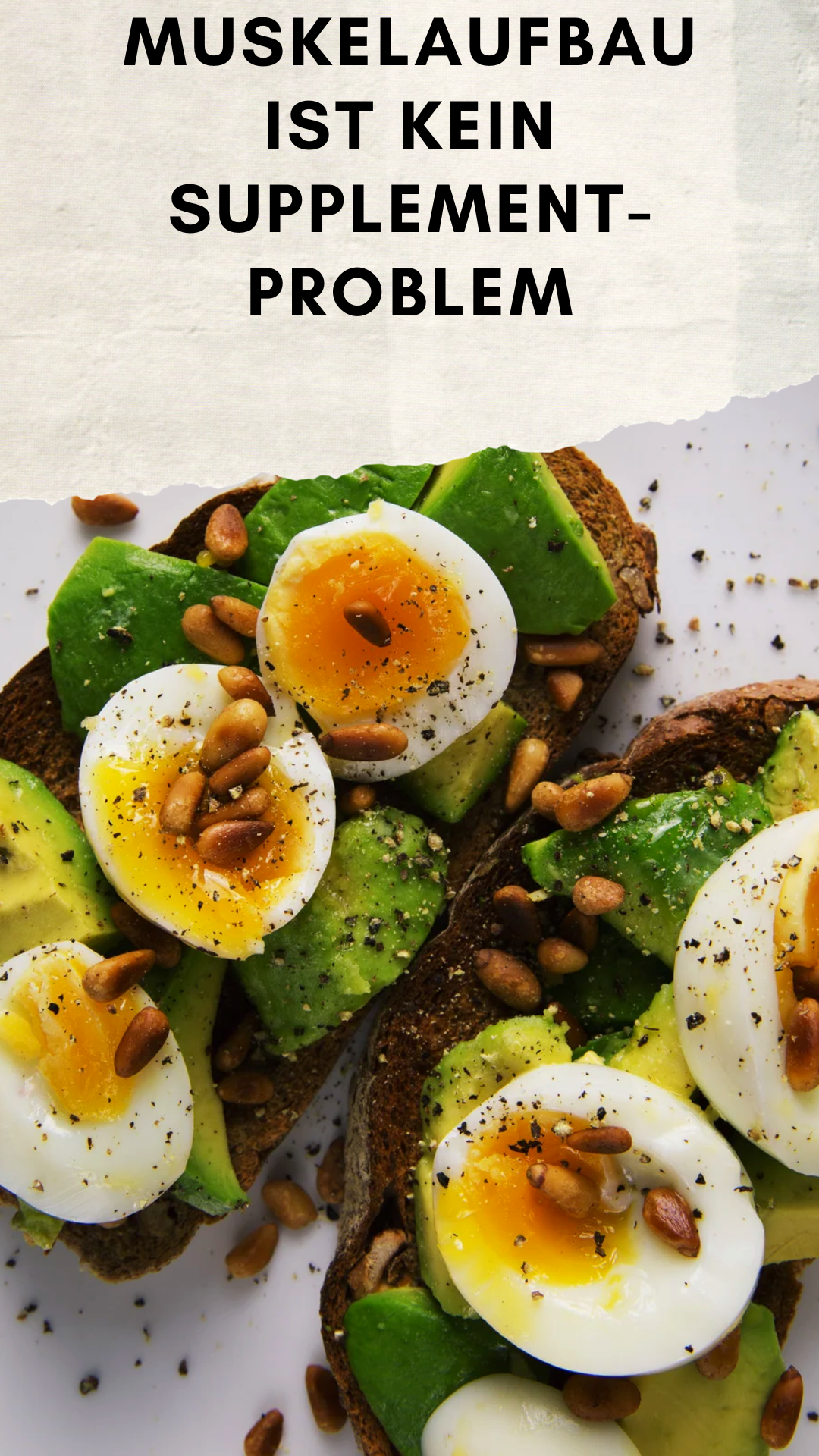 Muskelaufbau ist kein Supplement-Problem
