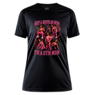 Gym Mom Sportshirt Damen - black