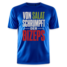 Von Salat Schrumpft Der Bizeps Herren Sportshirt - deep royal