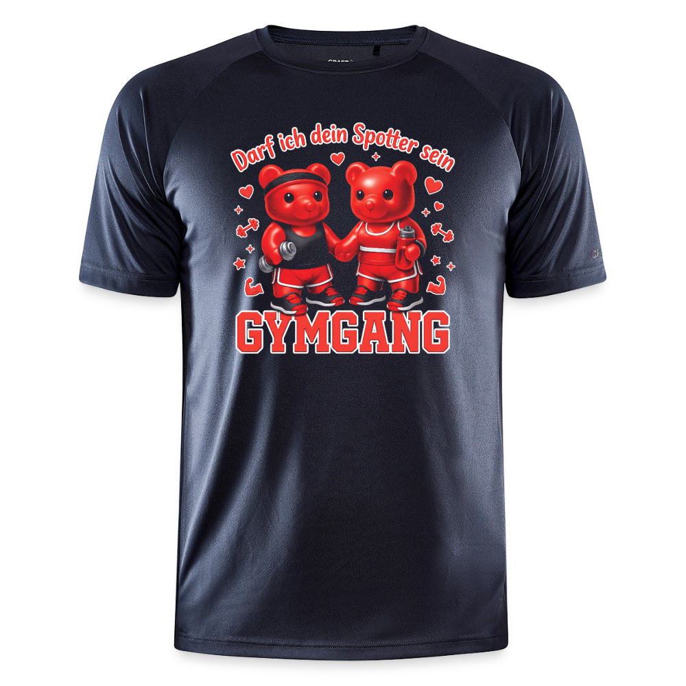 Gymgang Herren Sport Shirt - mouse grey