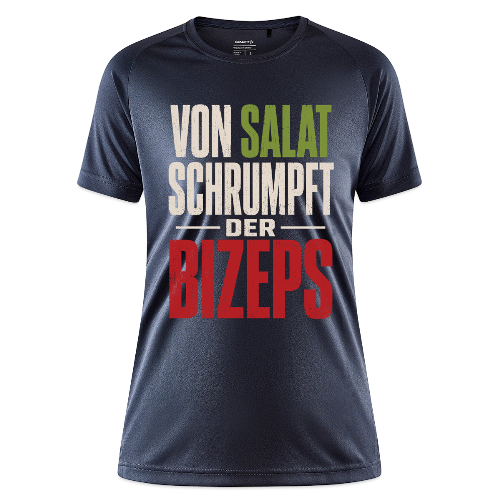 Von Salat Schrumpft Der Bizeps Sportshirt - mouse grey