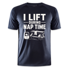 I Lift During Nap Herren Sportshirt - mouse grey