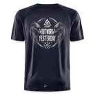 Outwork Yesterday Backprint Sportshirt - mouse grey