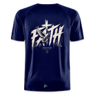 Faith Philipper 4:13 Backprint Herren Sportshirt - dark navy