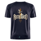 Renewed Backprint Herren Sportshirt - mouse grey