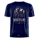 Discipline Backprint Herren Sportshirt - dark navy