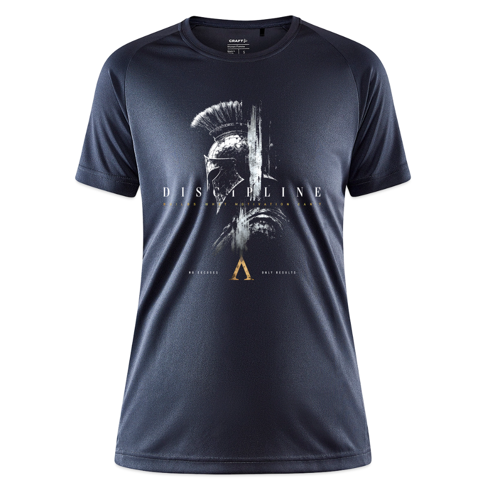 Discipline Damen Sportshirt - mouse grey