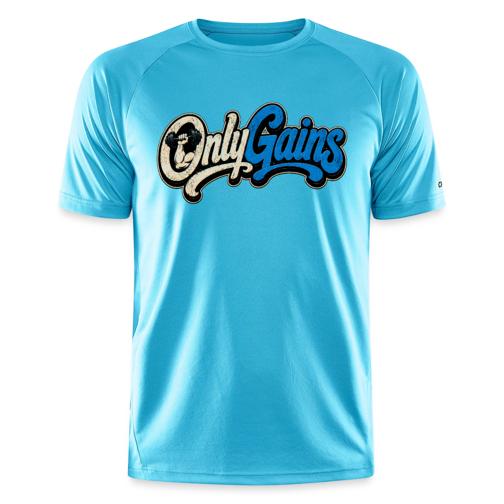 Only GainsOnly Ganis Sportshirt - Hawaiian blue