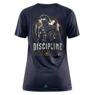 Discipline Backprint Damen Sportshirt - mouse grey