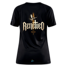 Renewed Backprint Damen Sportshirt - black