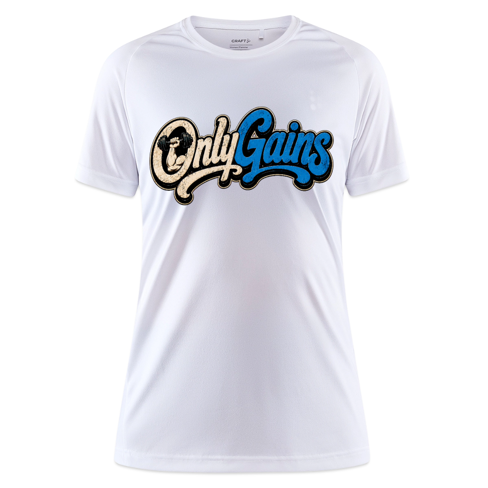 Only GainsOnly Frauen-Sportshirt - white