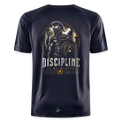Discipline Backprint Herren Sportshirt - mouse grey