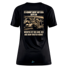 Backprint Katze Auto Humor Sportshirt - black