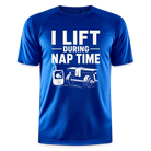 I Lift During Nap Herren Sportshirt - deep royal