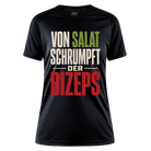 Von Salat Schrumpft Der Bizeps Sportshirt - black