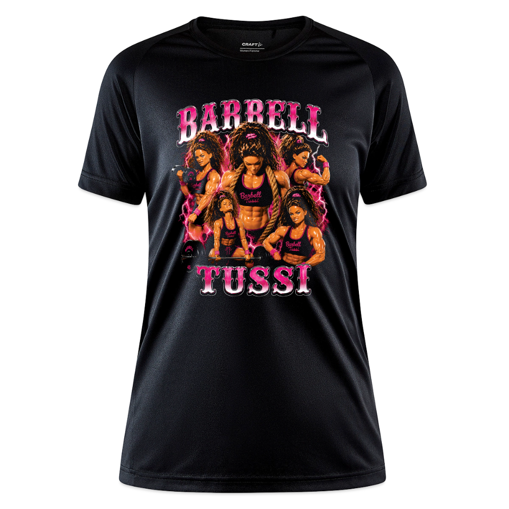 Barbell Tussi Gym Shirt - black