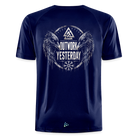 Outwork Yesterday Backprint Sportshirt - dark navy