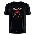 Discipline Builds Freedom Backprint Herren Sportshirt - black