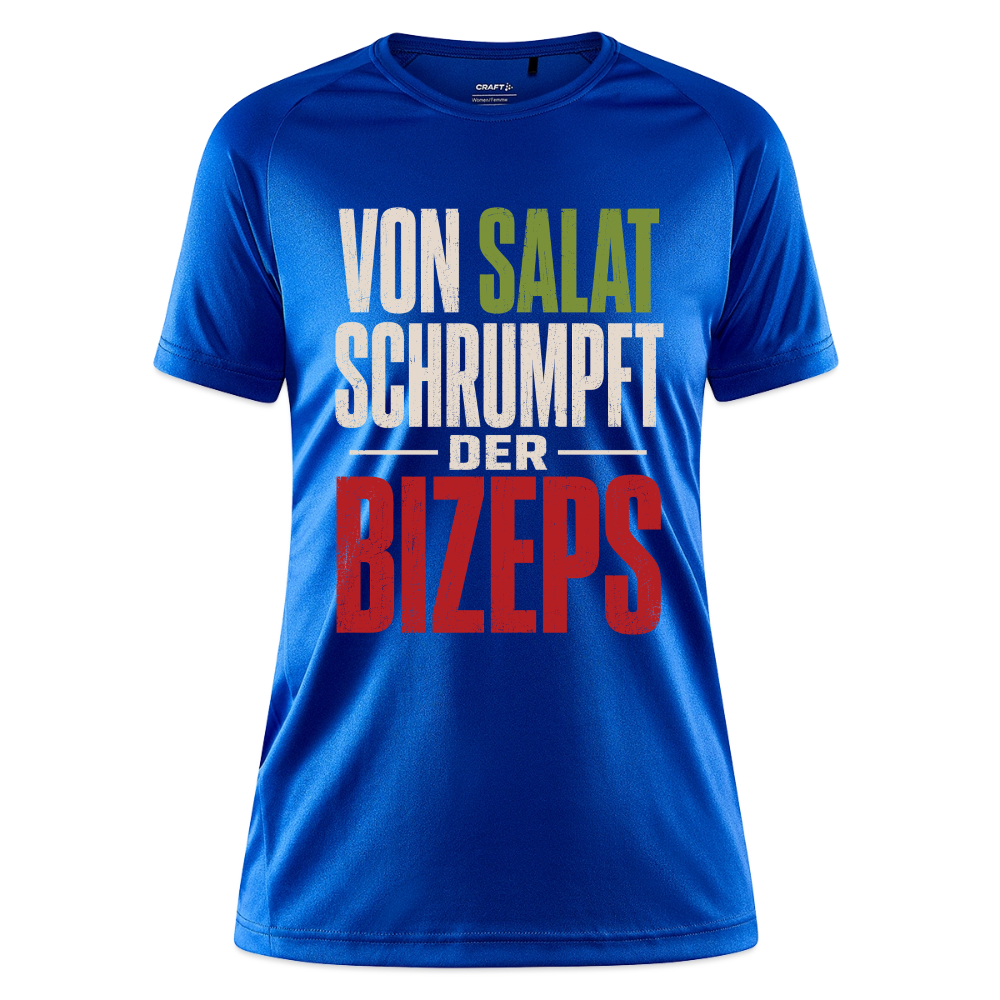 Von Salat Schrumpft Der Bizeps Sportshirt - deep royal