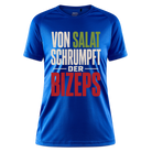 Von Salat Schrumpft Der Bizeps Sportshirt - deep royal