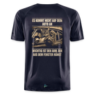 Backprint Katze Auto Humor Sportshirt - mouse grey