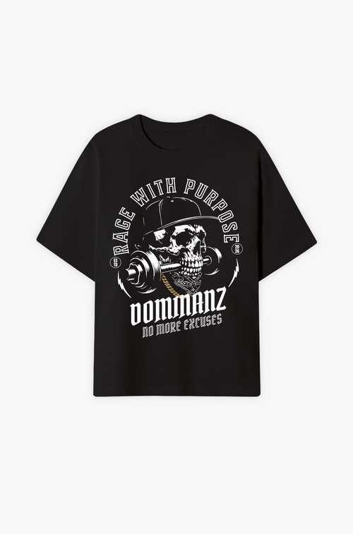Damage with Purpose – Disziplin, Dominanz & No More Excuses Oversized Shirt