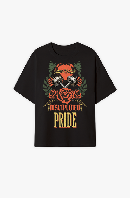 Disciplined Pride – Stärke, Disziplin & innere Haltung Oversized Shirt