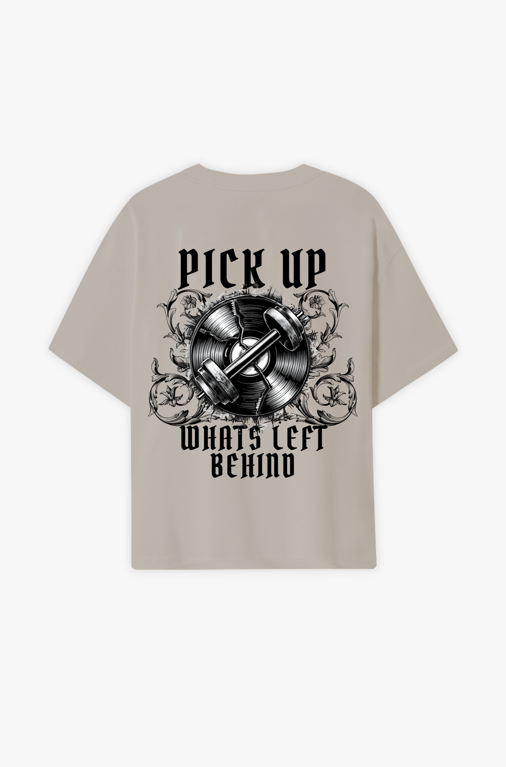 Iron Tracks Oversize Shirt – Wo Beats auf Barbells treffen