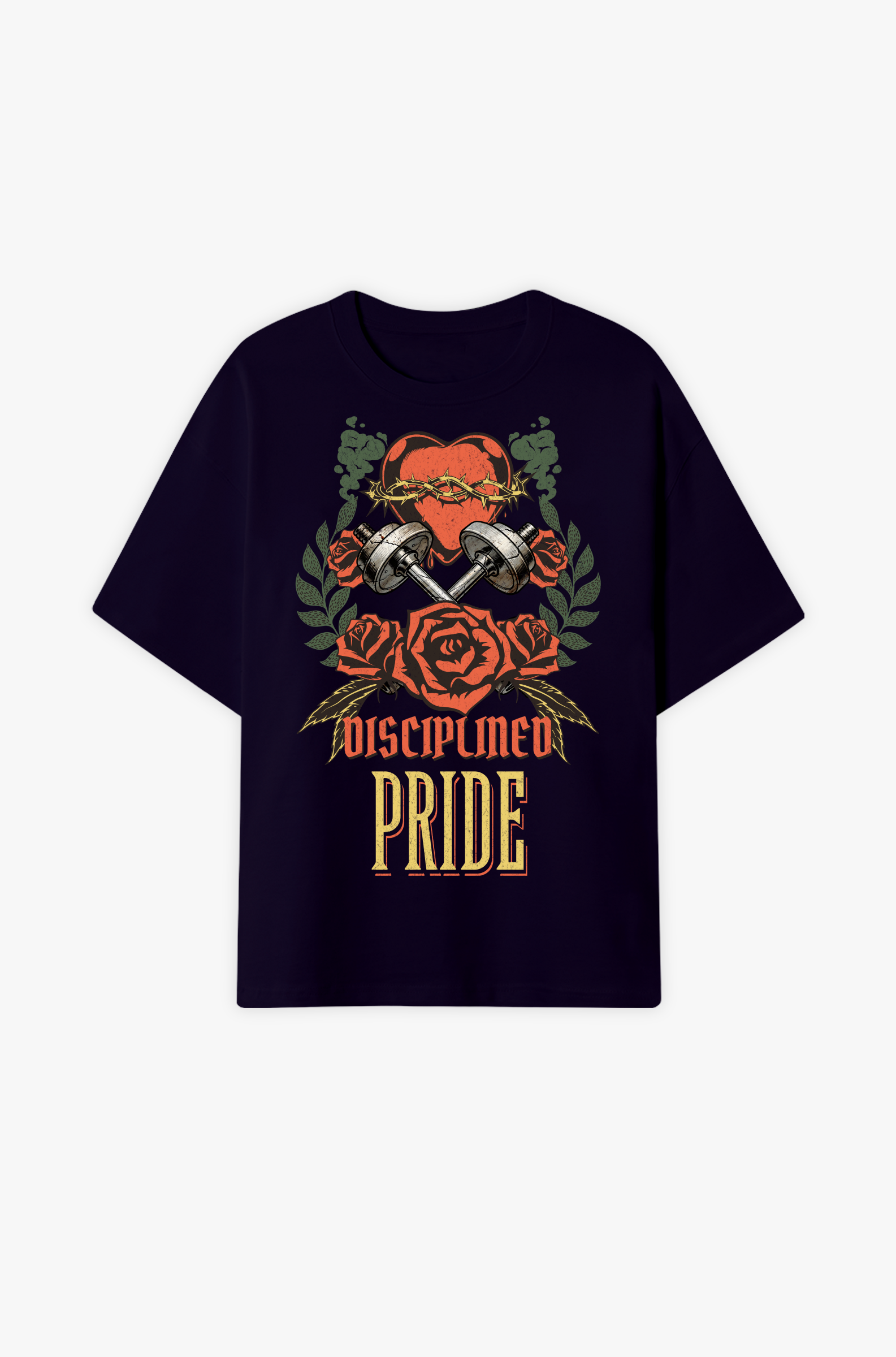 Disciplined Pride – Stärke, Disziplin & innere Haltung Oversized Shirt