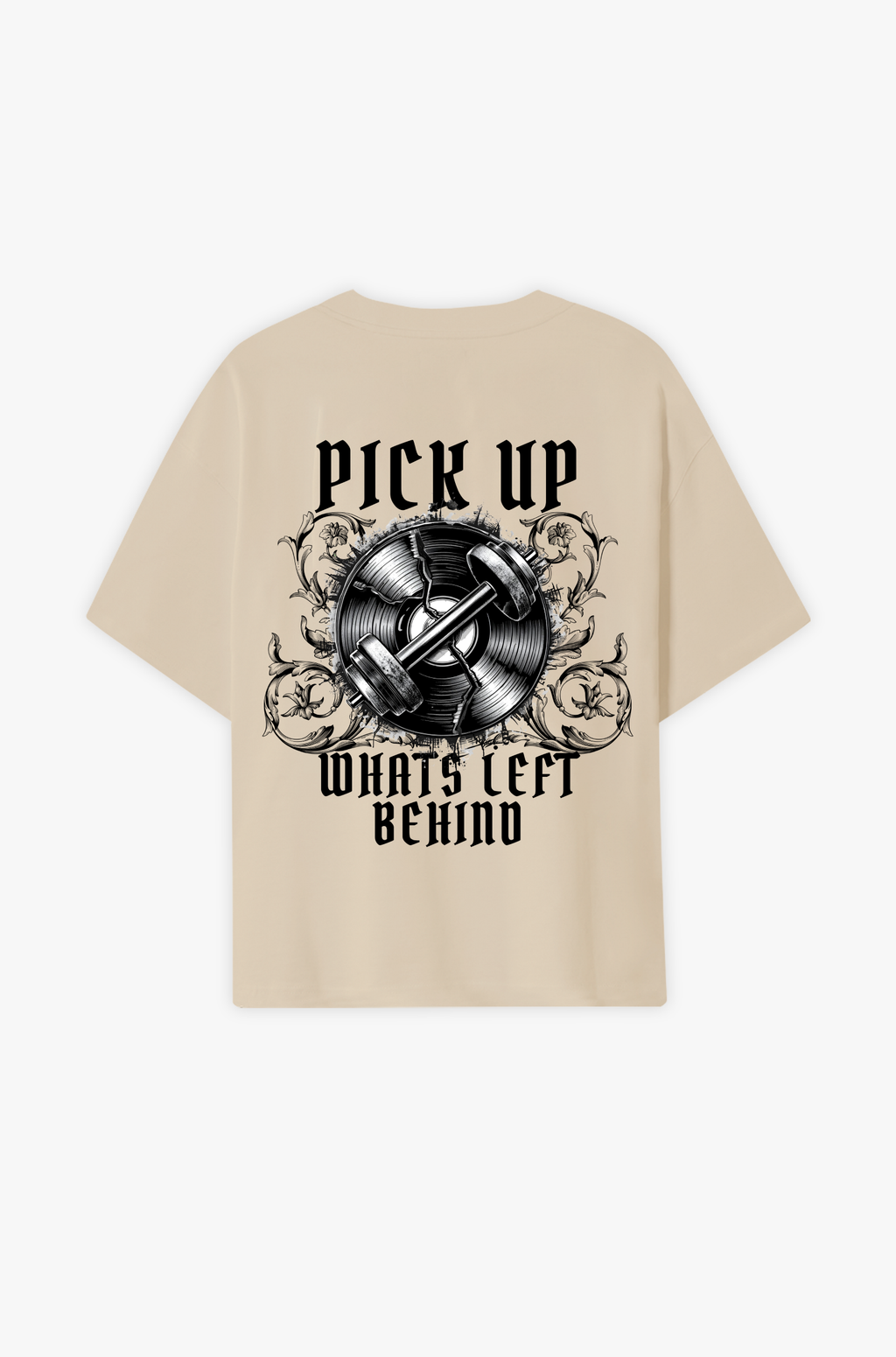 Iron Tracks Oversize Shirt – Wo Beats auf Barbells treffen