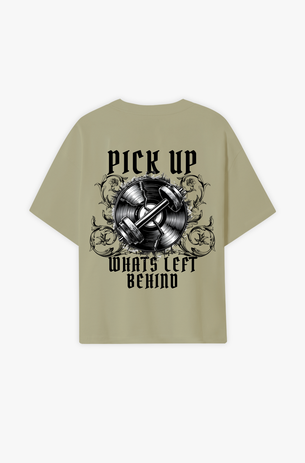 Iron Tracks Oversize Shirt – Wo Beats auf Barbells treffen