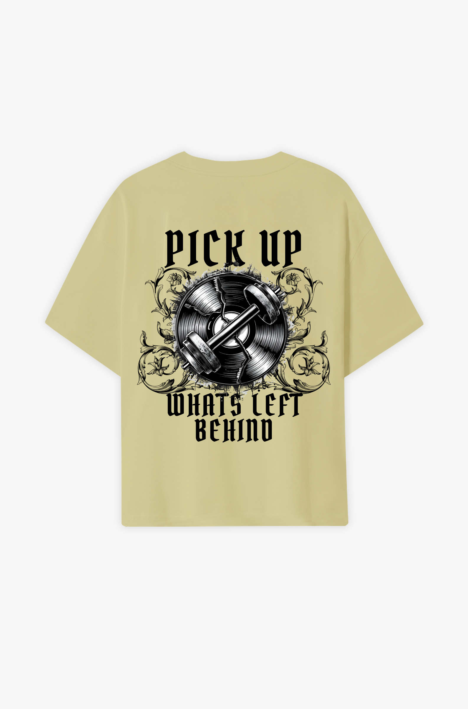 Iron Tracks Oversize Shirt – Wo Beats auf Barbells treffen