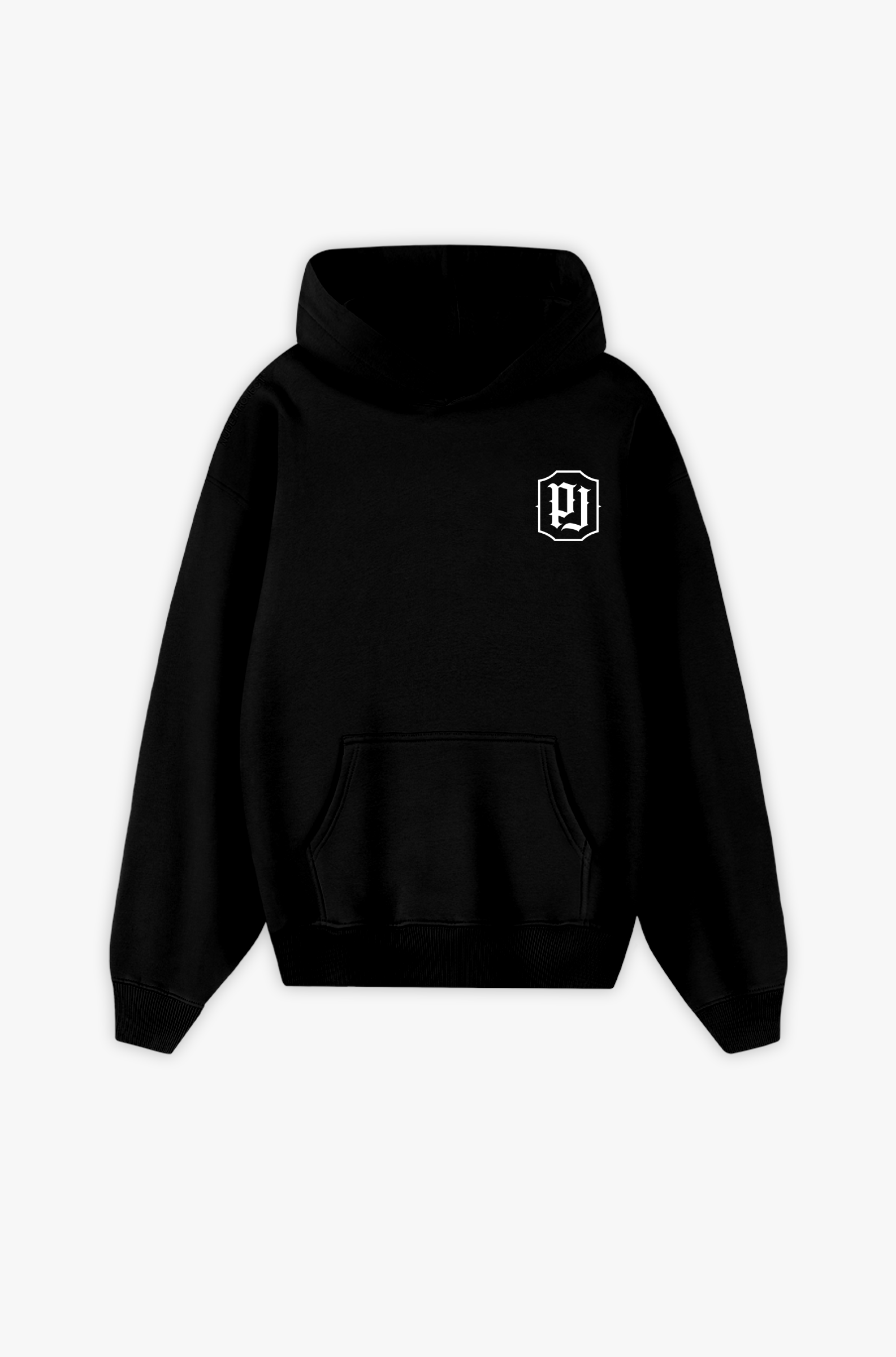 Push the Beat · Pull the Weight – Fokus, Hustle & Mentalität Oversize Hoodie