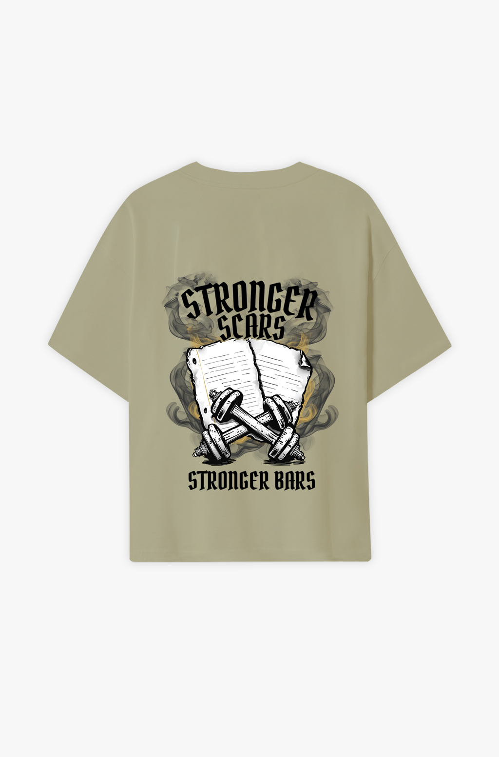 Lyrics & Iron Oversize Shirt– Worte, die tragen. Eisen, das spricht