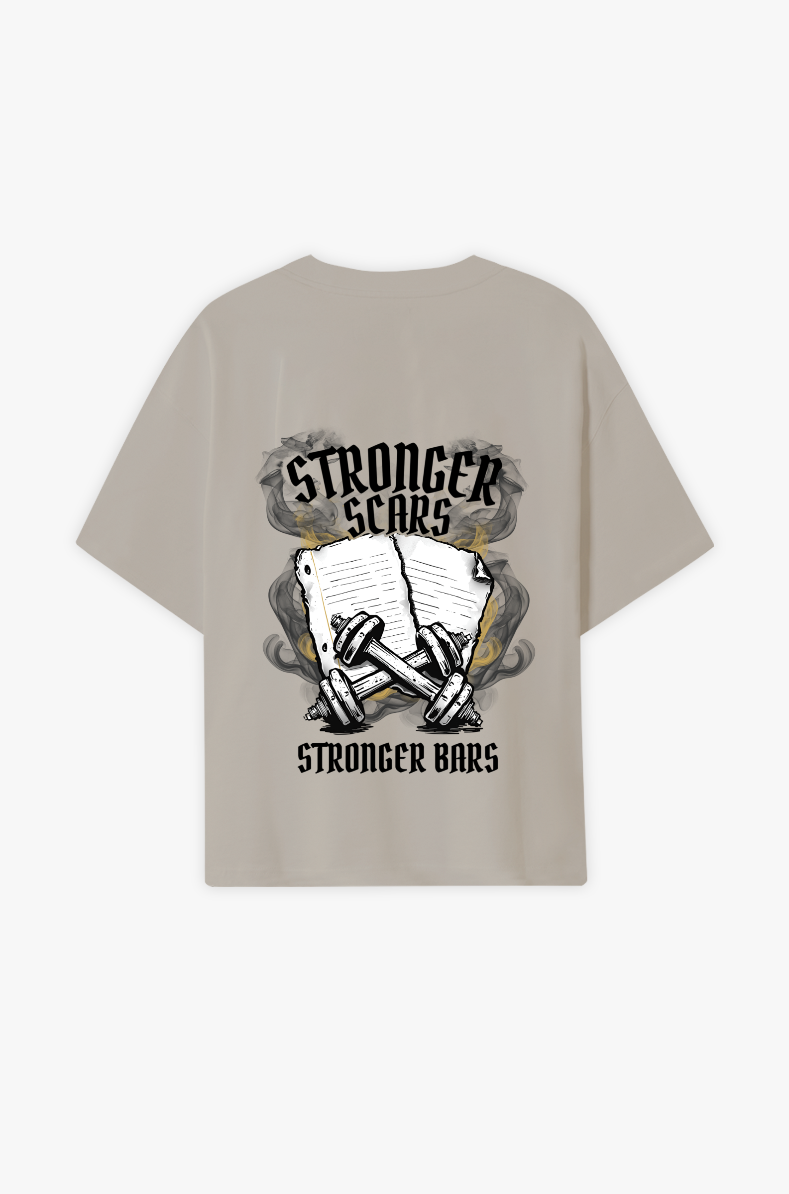 Lyrics & Iron Oversize Shirt– Worte, die tragen. Eisen, das spricht