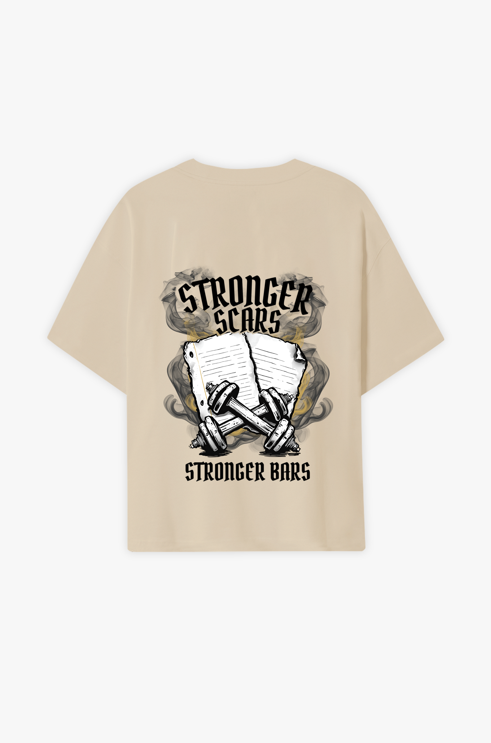 Lyrics & Iron Oversize Shirt– Worte, die tragen. Eisen, das spricht